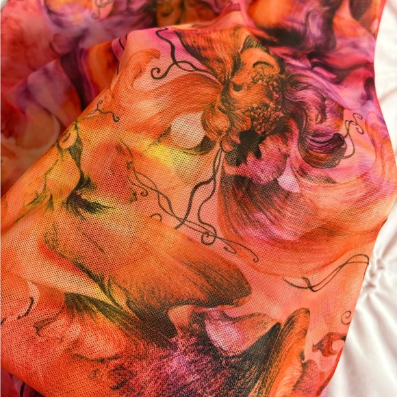 SHEIN Colorful Long Sleeve Dress - Picture 3 of 6